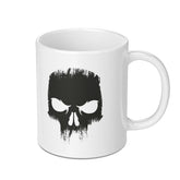 Skull Art Design on White Ceramic Mug product